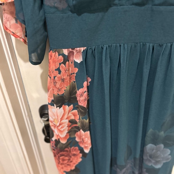 Wayward Fancies Eshaki green dress size 18 - Picture 3 of 5